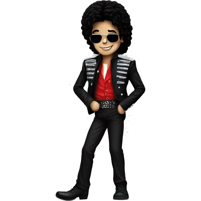 Michael Jackson leaning emoji
