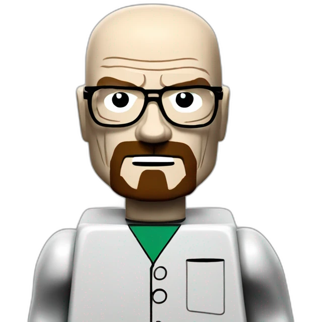 Walter white in lego emoji