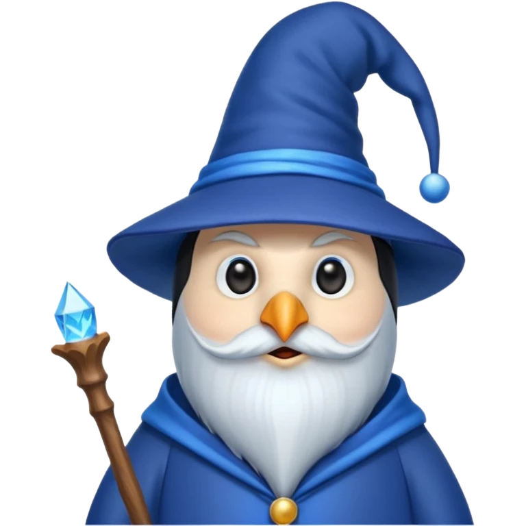 Penguin Wizard emoji