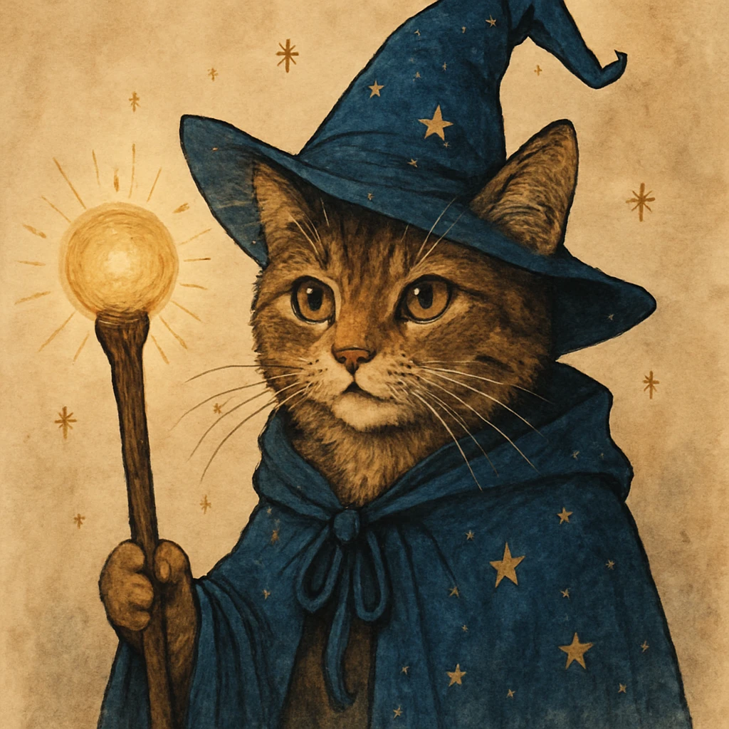 wizard cat  emoji