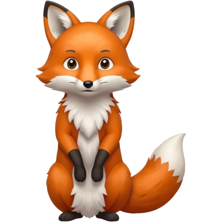 fox, front view emoji