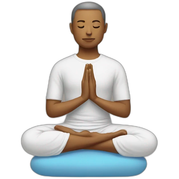 meditate emoji