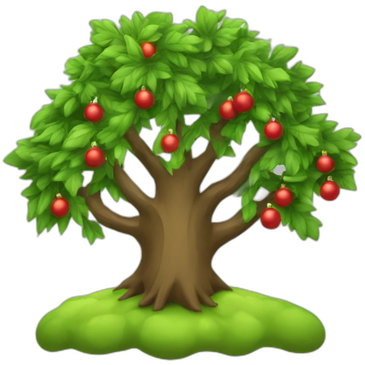arbol navidad eco emoji