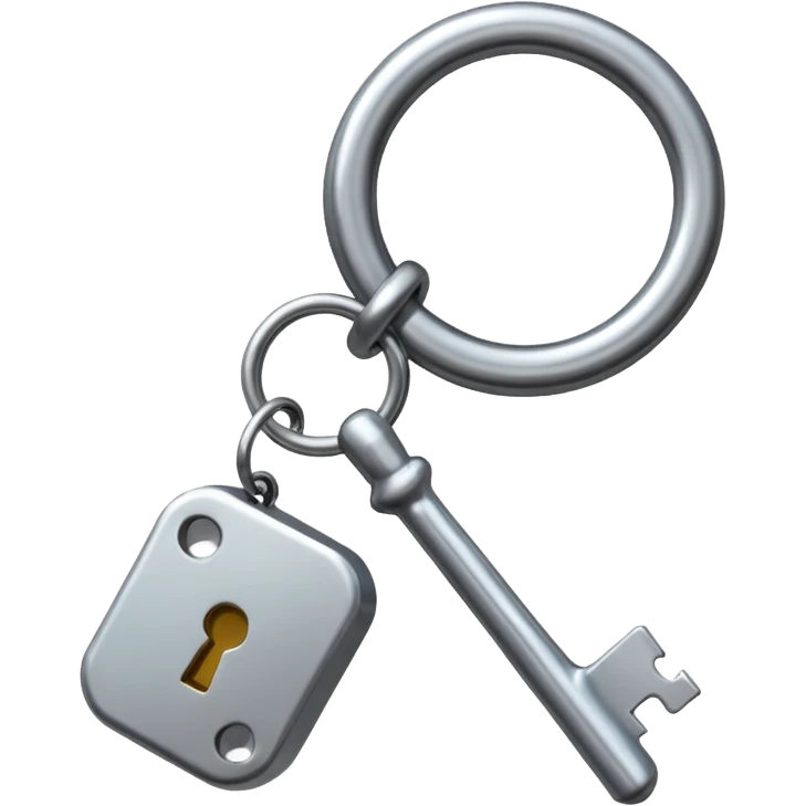 una llave con un llavero que diga Pablo Sbardella emoji