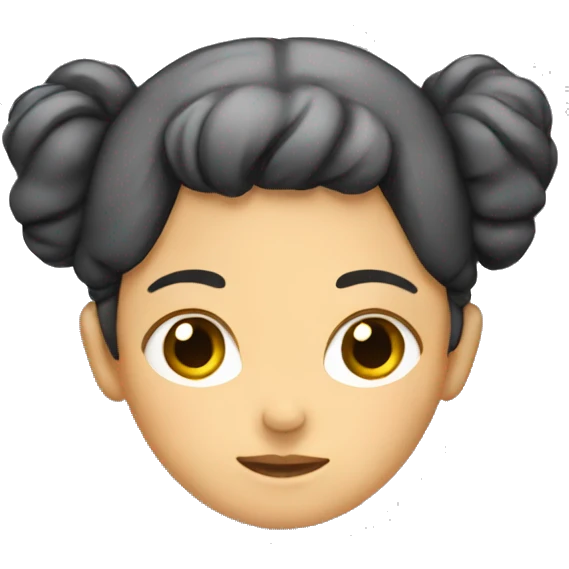 Girl holding hands on head emoji