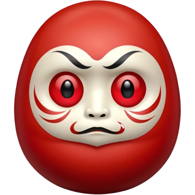 Japanese Realistic Daruma emoji