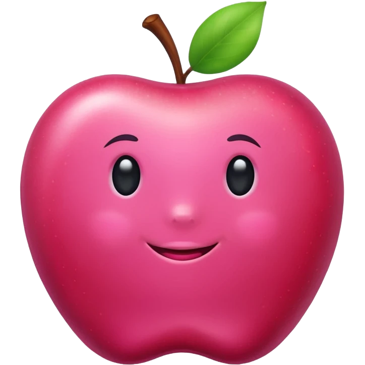 🍏 but pink emoji