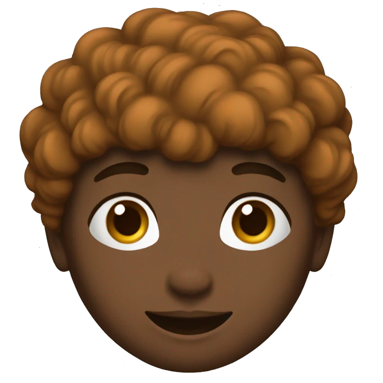 garçon de couleur marron  emoji