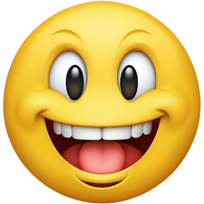 Smiley drooling emoji