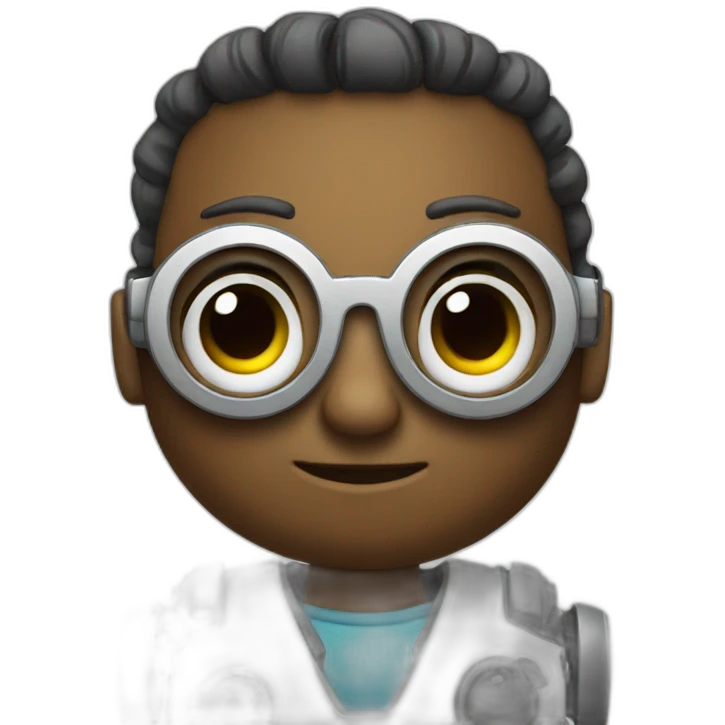 nerd robot emoji