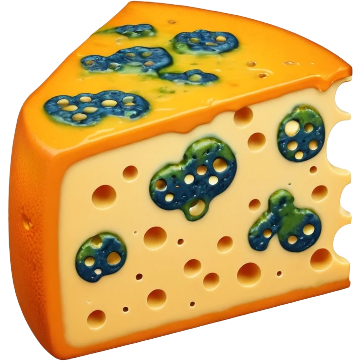moldy orange cheese  emoji