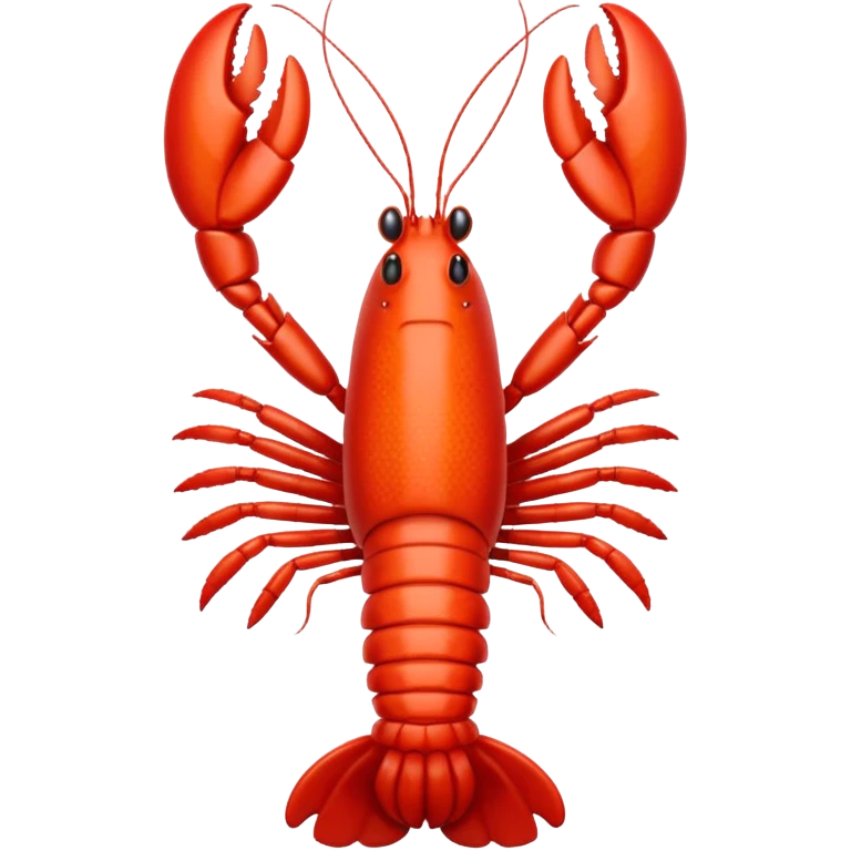 White white lobster  emoji