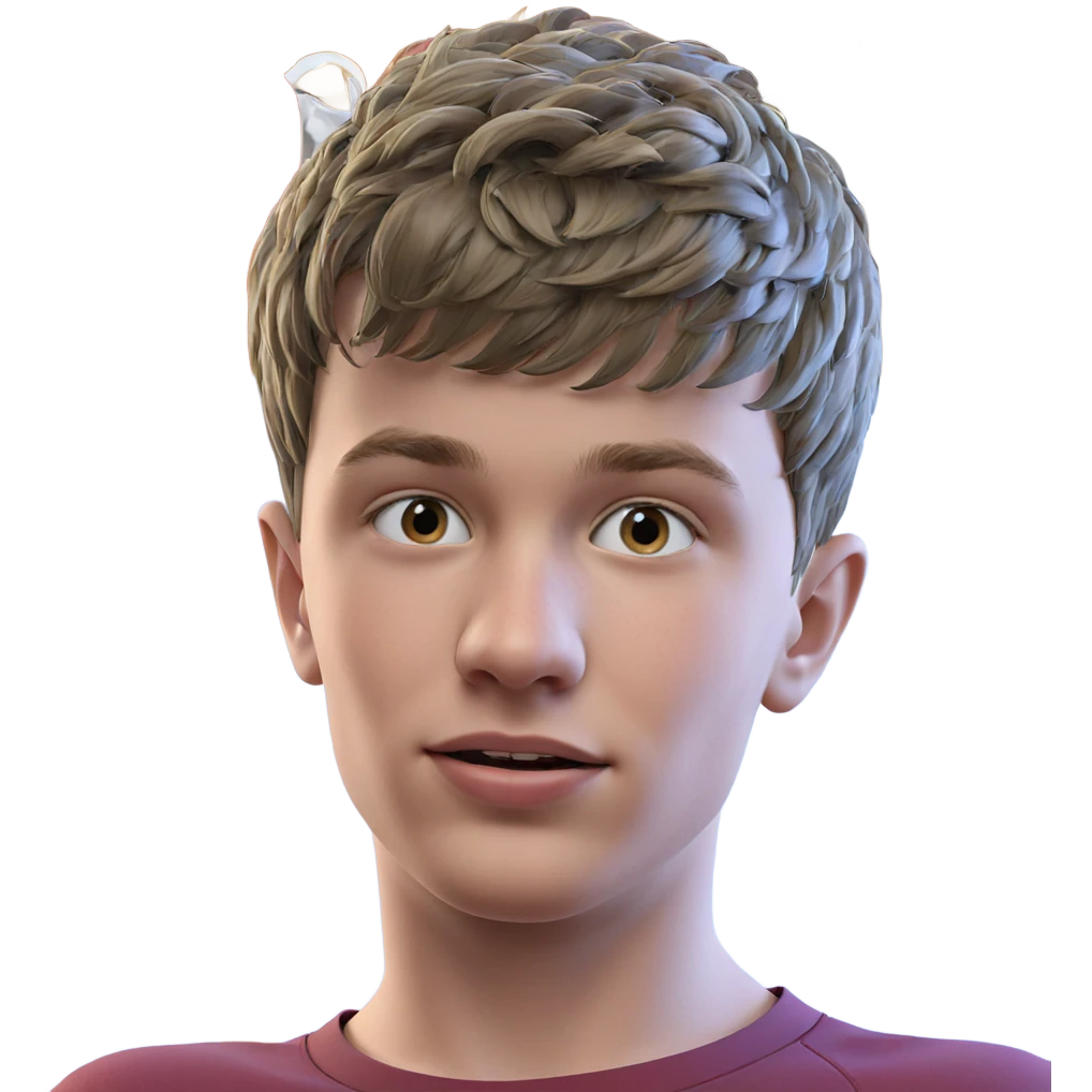 portrait of a young boy emoji