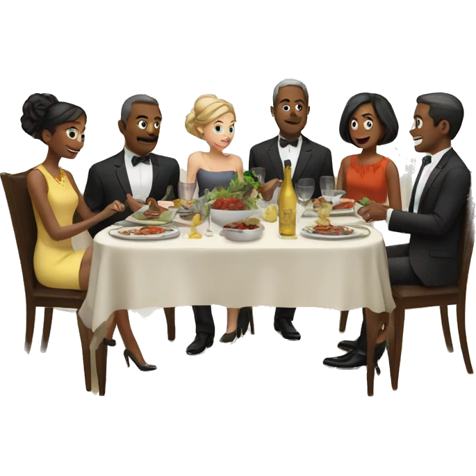 Dinner party emoji