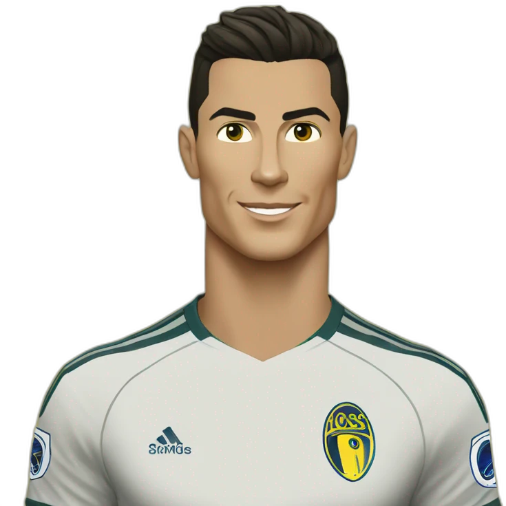 Cristiano ronaldo in All-nassr shirt emoji