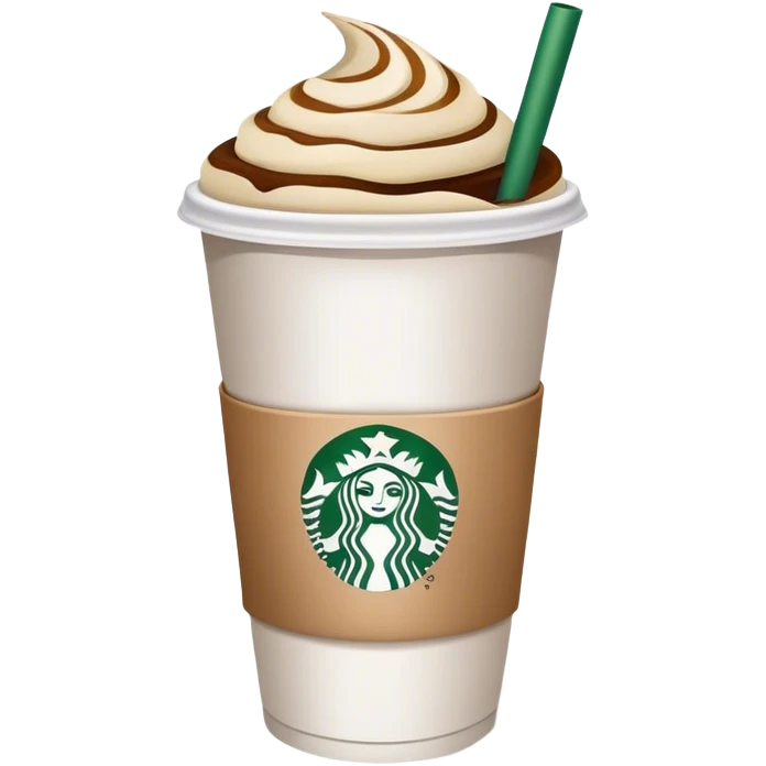 Starbucks coffee cup emoji