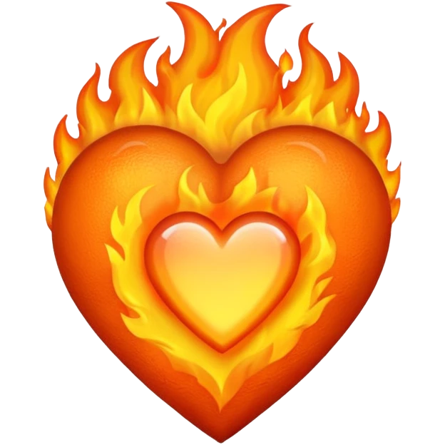 heart in fire emoji