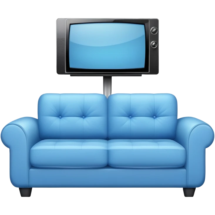 Couch and TV emoji