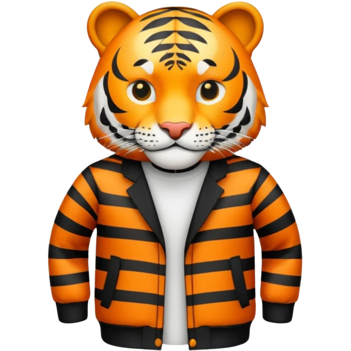 Tiger Patterned Clothes emoji