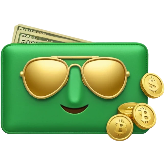 Aviator money emoji, wallet full of cash, casino vibe, premium 3D emoji style, clean, no background
 emoji
