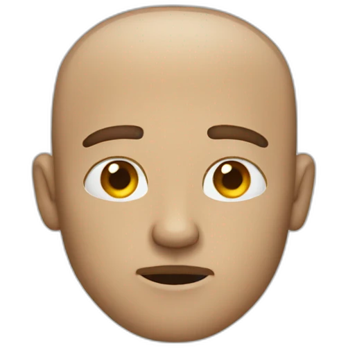 A man with no eye emoji