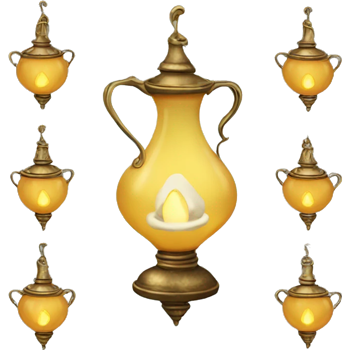 Aladin lamp emoji