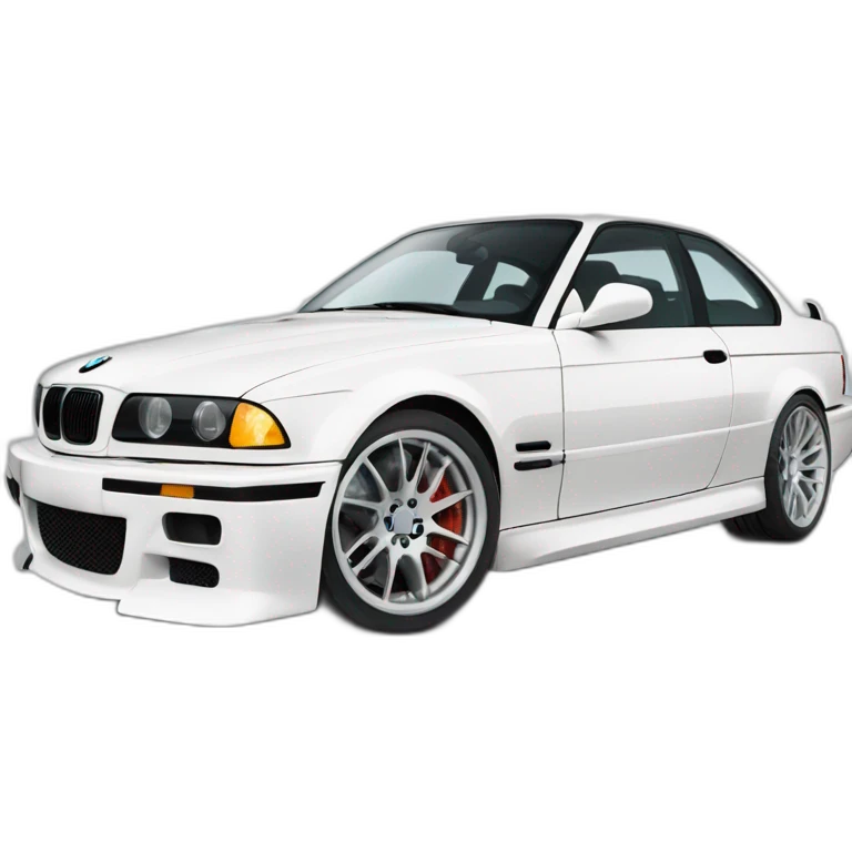 white bmw m3 e36 emoji