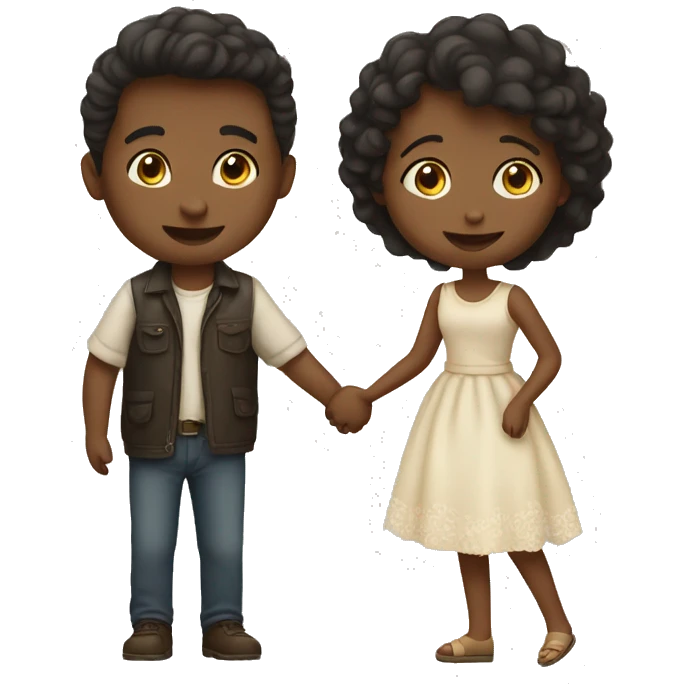 Love story , boy and girl  emoji