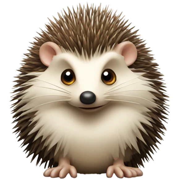hedgehog makes a video emoji