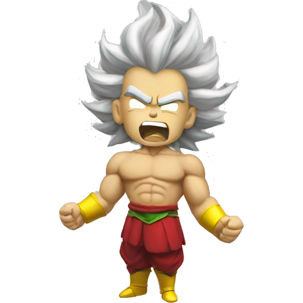 Super sayian broly smoking  emoji