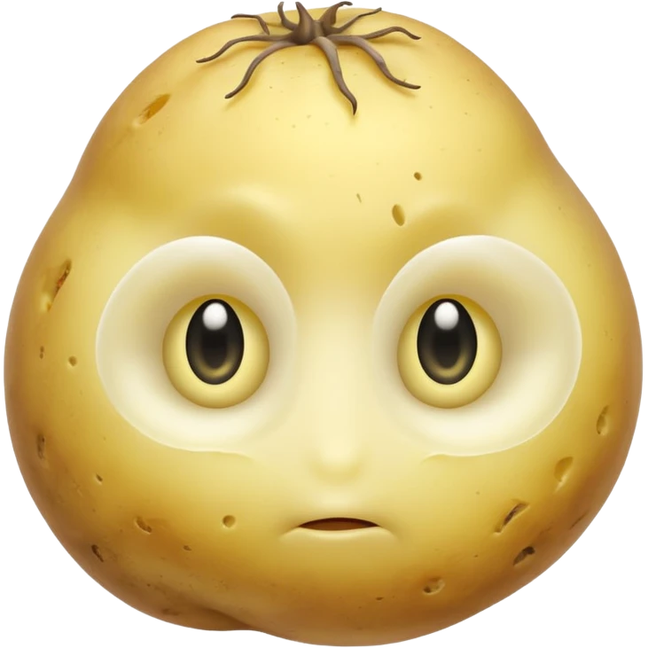 peeled potato emoji