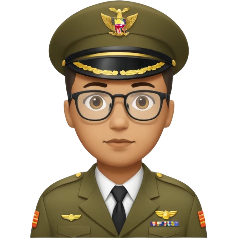 generate realistic military logistics department manager emoji