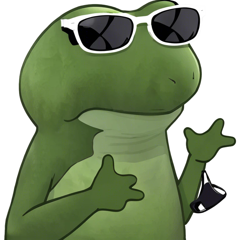 bufo with sunglasses emoji