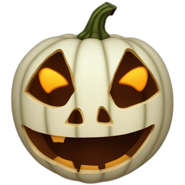Evil jack o lantern emoji