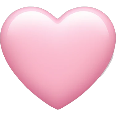 Baby pink heart with a E in it emoji