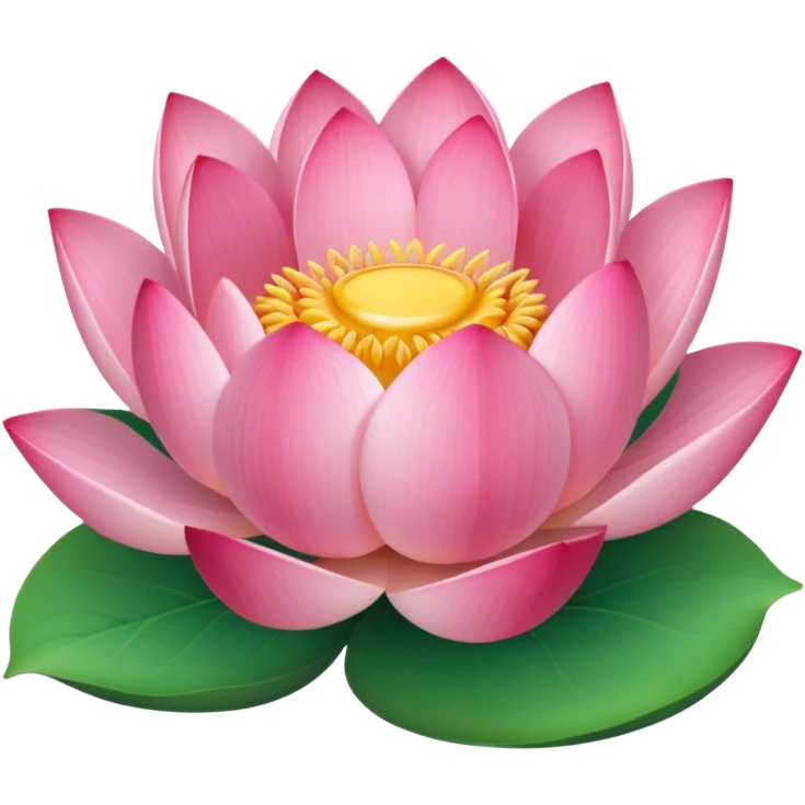 pink lotus circle leaf circle circle emoji