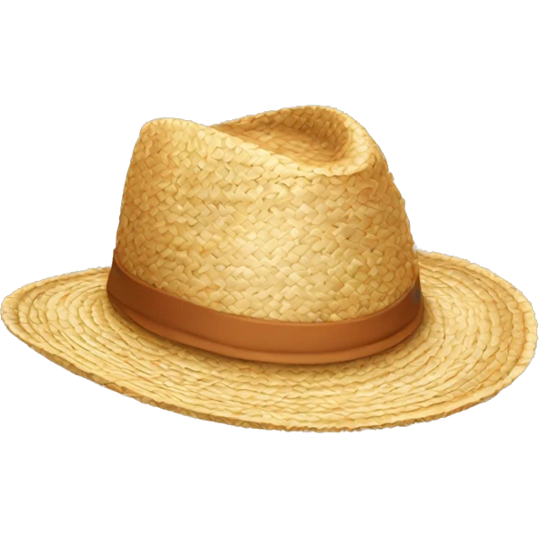Straw hat emoji