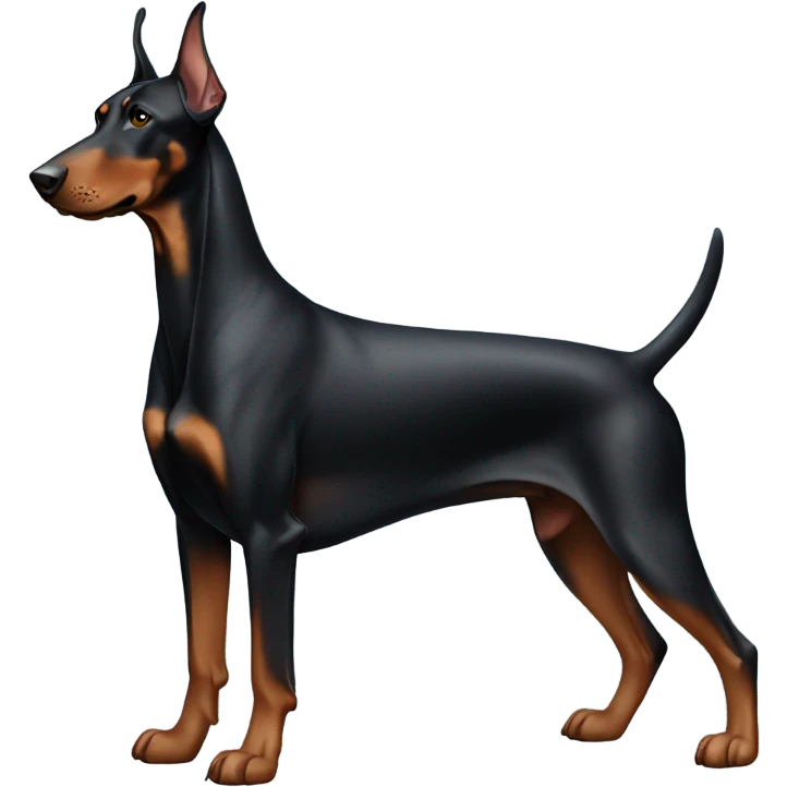 Full body Doberman emoji