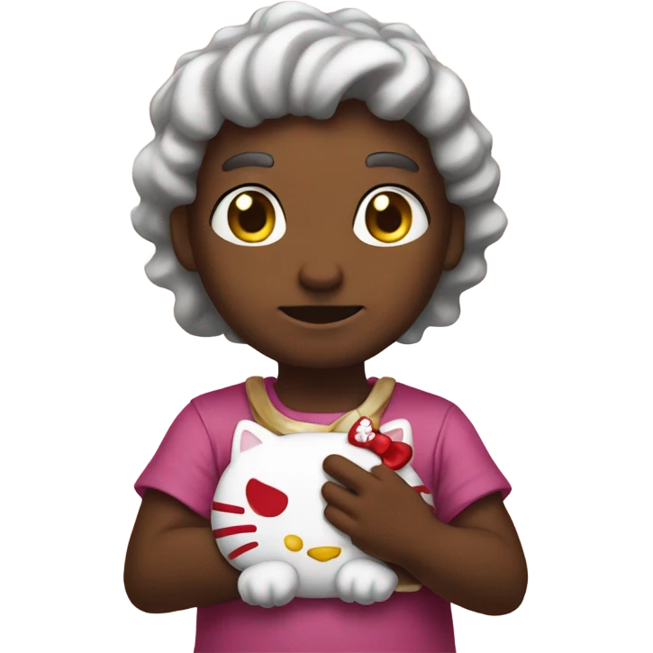 God with hello kitty  emoji