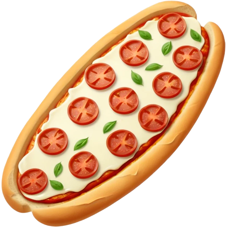 baguette pizza emoji