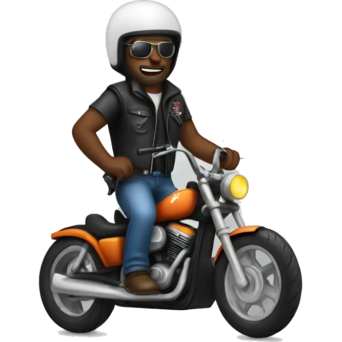Biker emoji
