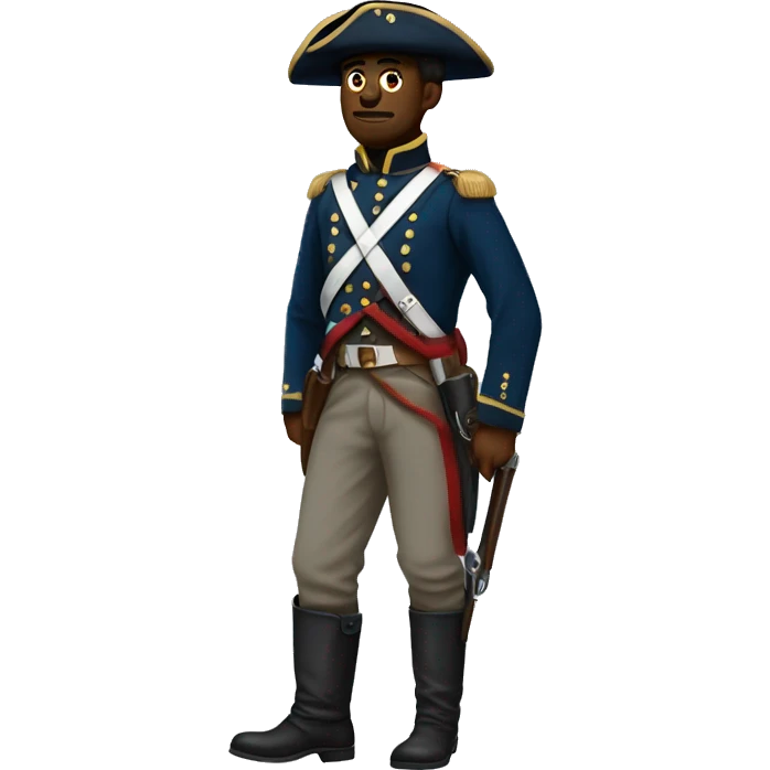 full length american civil war soldier emoji