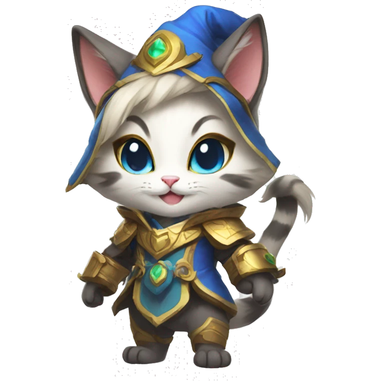 Yuumi the magical cat league of legends emoji