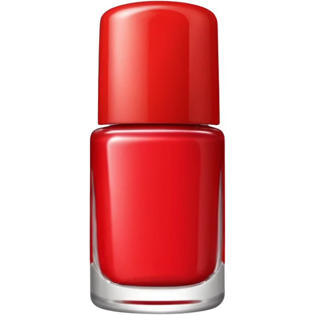 red nail polish bottle emoji