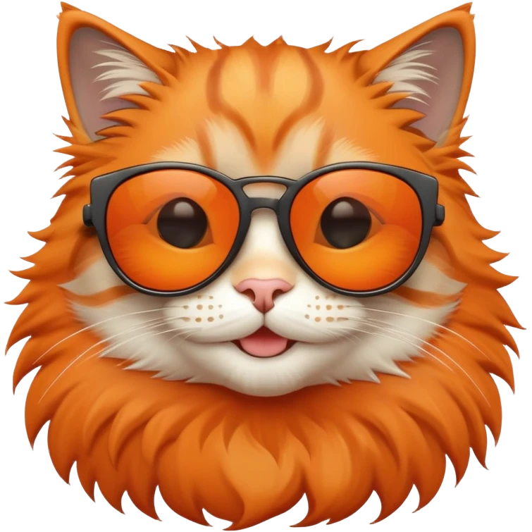 smiling cat with dark sunglasses emoji