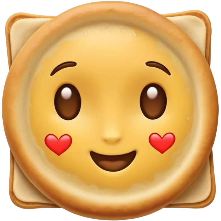 🫓 berbentuk love emoji