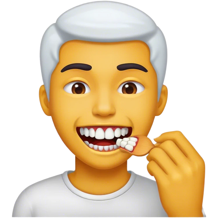 Teeth eating  emoji