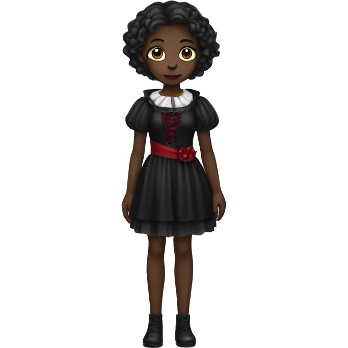 Girl vampire dress emoji