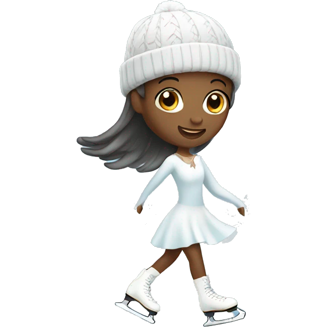 ice skating girl emoji
