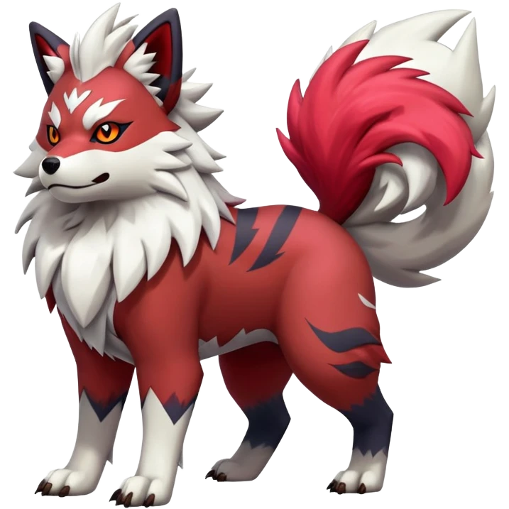 Zigzagoon-Arcanine-Zorua-Zangoose-Hybrid (Full body) emoji